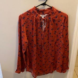 Market & Spruce Long Sleeve Blouse NWT